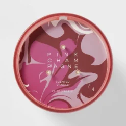 28oz Glass Champagne Candle Light Pink - Opalhouse™ -Opalhouse Sales Store GUEST 02057e90 68e1 4438 a010 8cbd29d85bc6