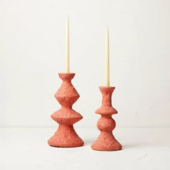 Tall Clay Taper Candle Holder Red - Opalhouse™ Designed With Jungalow™ -Opalhouse Sales Store GUEST 030eda6c 85df 45b9 bbc4 07bae42656d4