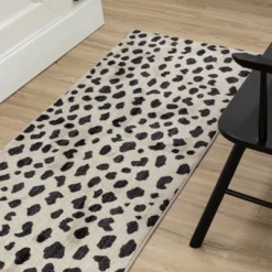 Daffodil Leopard Print Woven Rug - Threshold™ -Opalhouse Sales Store GUEST 0efea80e 333d 4d53 ba99 3047838bb320