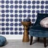 Textile Dot Peel & Stick Wallpaper Blue - Opalhouse™: Removable, Repositionable, Stain-Resistant, Washable Vinyl