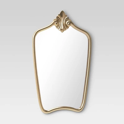 Gilded Decorative Wall Mirror Brass - Opalhouse™ 2 Gilded Decorative Wall Mirror Brass - Opalhouse™ - Image 2