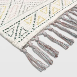7'x10' Multi Dot Fringed Rectangular Woven Outdoor Area Rug Multicolor - Opalhouse™ 5 7'x10' Multi Dot Fringed Rectangular Woven Outdoor Area Rug Multicolor - Opalhouse™ -Opalhouse Sales Store GUEST 6f6399a9 4af4 4e29 8b74 3198fb5069d8