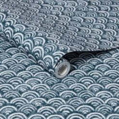 Rainbow Scallops Peel & Stick Wallpaper Blue/White - Opalhouse™: Removable, Temporary, Vinyl, Kitchen Decor -Opalhouse Sales Store GUEST 8c5b1176 50f0 42b5 bbf1 0f0112ec1444