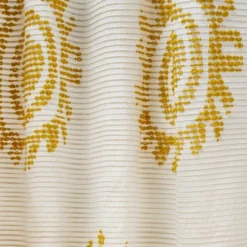 1pc 50"x84" Light Filtering Jacquard Curtain Panel Gold - Opalhouse™ Designed With Jungalow™ -Opalhouse Sales Store GUEST 914fca59 4940 4a38 977a d369d522b944