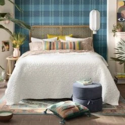 Diskus Plaid Peel And Stick Wallpaper Blue - Opalhouse™ Designed With Jungalow™ -Opalhouse Sales Store GUEST c3cb3514 8935 4a5e 9a9a 45911d0e6851