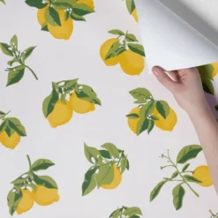 Lemons Peel & Stick Wallpaper Yellow - Opalhouse™: Cute Removable Vinyl, Repositionable, Stain-Resistant, Washable 6 Lemons Peel & Stick Wallpaper Yellow - Opalhouse™: Cute Removable Vinyl, Repositionable, Stain-Resistant, Washable -Opalhouse Sales Store GUEST e002afd5 ac8d 40bb 9c35 163adb0794e7