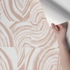 Agate Stone Peel & Stick Wallpaper Cream - Opalhouse™: Removable, Self-Adhesive, Geometric Swirl, 27.5 Sq Ft Coverage 6 Agate Stone Peel & Stick Wallpaper Cream - Opalhouse™: Removable, Self-Adhesive, Geometric Swirl, 27.5 Sq Ft Coverage -Opalhouse Sales Store GUEST e1e8e31e 853b 4c4b 8c66 55085474b2db