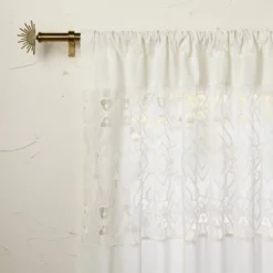 1pc Sheer Banded Geo Macrame Window Curtain Panel White - Opalhouse™ Designed With Jungalow™ 7 1pc Sheer Banded Geo Macrame Window Curtain Panel White - Opalhouse™ Designed With Jungalow™ -Opalhouse Sales Store GUEST e45ca8b5 c8fb 4bcd 9418 e1344d66992c