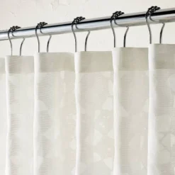 Opalhouse Sales Store 30 Villa Burnout White Shower Curtain - Opalhouse™ Designed By Jungalow™