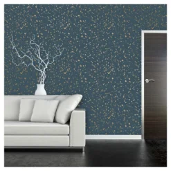Celestial Peel & Stick Wallpaper Navy/Gold - Opalhouse™: Removable Vinyl, Self-Adhesive, Stain-Resistant, 27.5 Sq Ft Coverage -Opalhouse Sales Store GUEST f53edfa2 8c6c 4423 8c30 a5069fbc534b