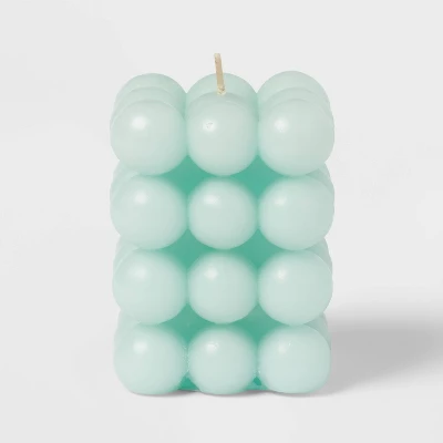 3.5" Unscented Bubble Sculpture Candle 12oz - Opalhouse™ 7 3.5" Unscented Bubble Sculpture Candle 12oz - Opalhouse™ - Image 7